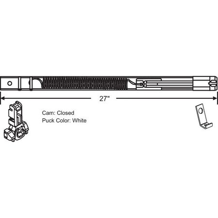 Strybuc 27in Inverted Tilt Balance 62-716-27C-33D